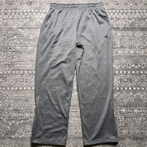 Champion Powertrain Fleece Pant Mens XL Straight Gray - Picture 1 of 11